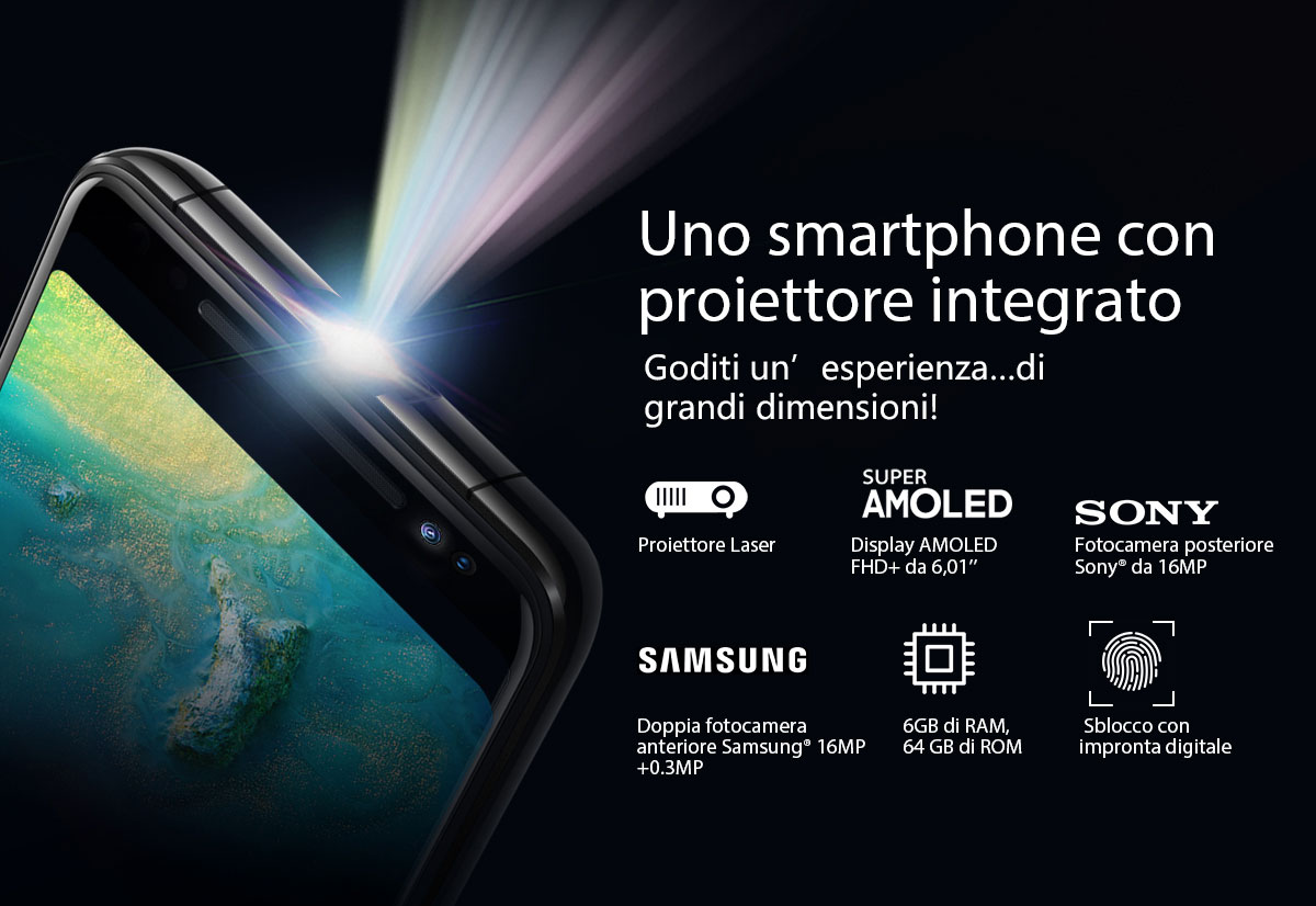 Blackview MAX 1: il primo smartphone al mondo con proiettore integrato -  Serialmente News